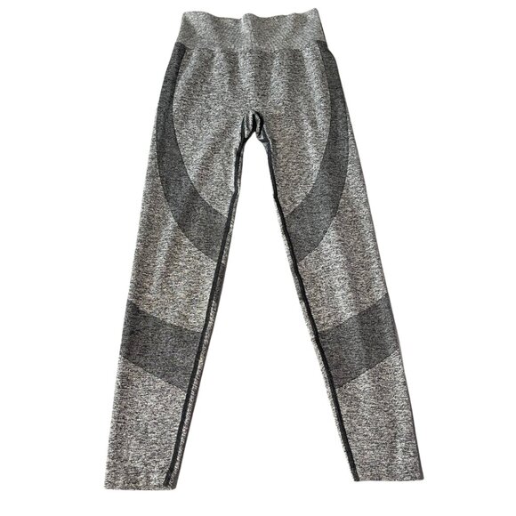PINK Victorias Secret High Waist Seamless Leggings Size S Gray Full Length Gym - Picture 1 of 9